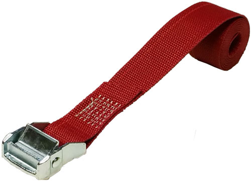 1.5 INCH CINCH STRAP 4 FT RED