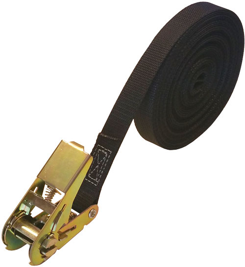 CINCH-STRAP RATCHET 30 FT BLACK
