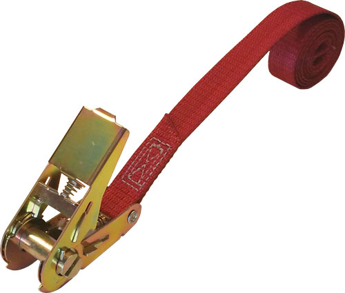 CINCH-STRAP RATCHET 4 FT RED
