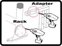 Drill your bolt holes